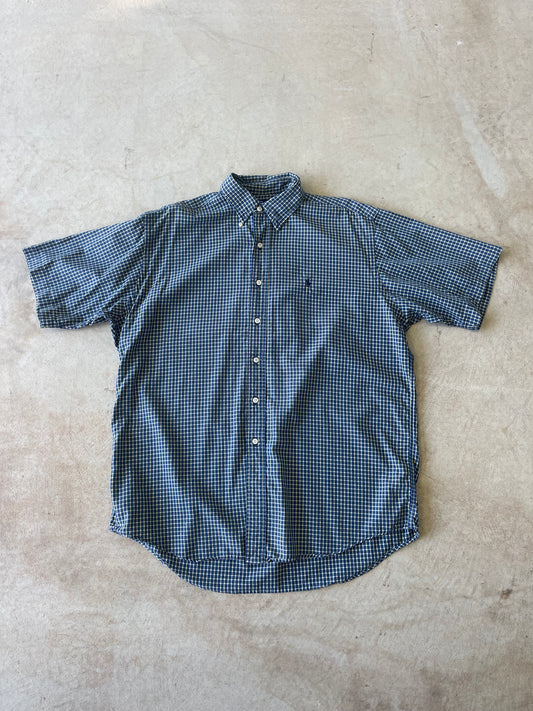 Vintage Polo Ralph Lauren Short Sleeve Button Up Shirt (XL)