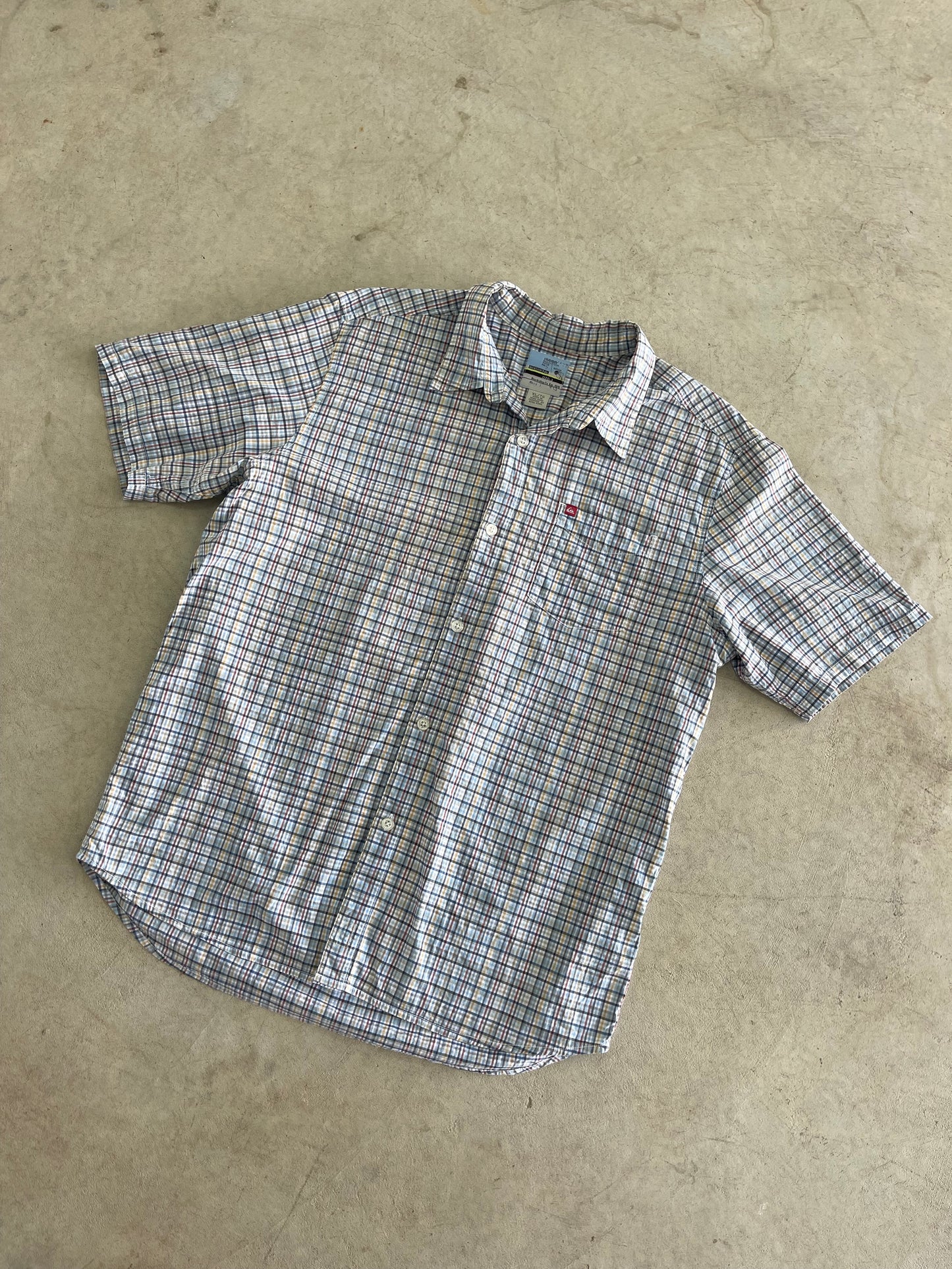 Vintage Quiksilver Short Sleeve Button Up Shirt (XL)