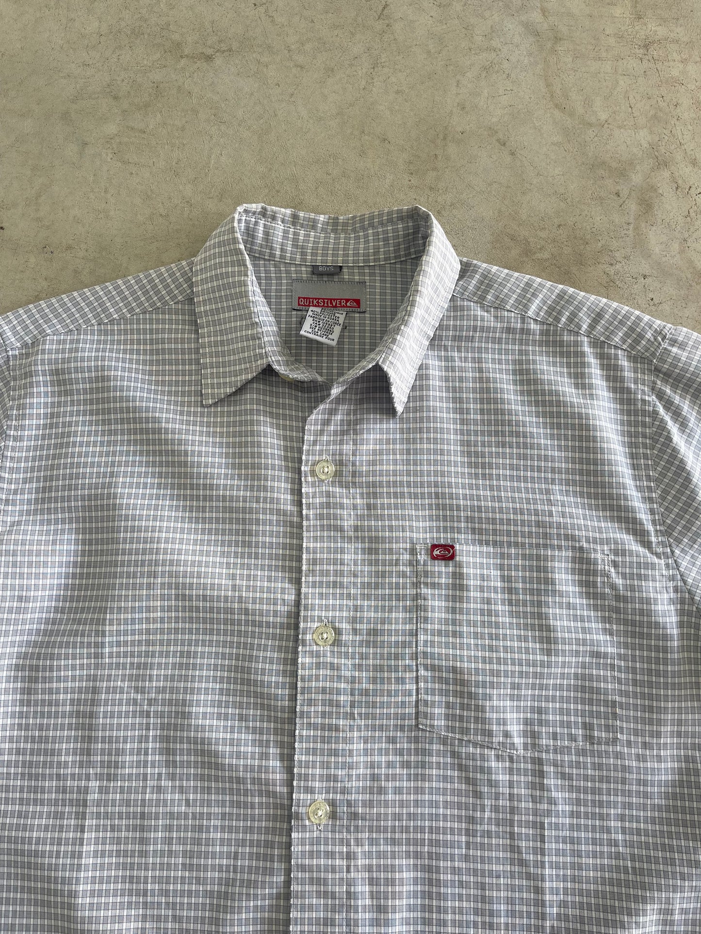 Vintage Quiksilver Short Sleeve Button Up Shirt (S)
