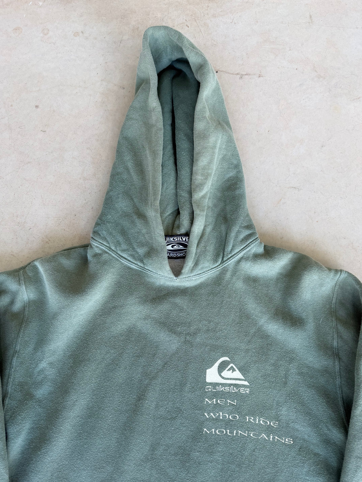 Vintage Quiksilver “Men Who Ride Mountains” Hoodie (M)