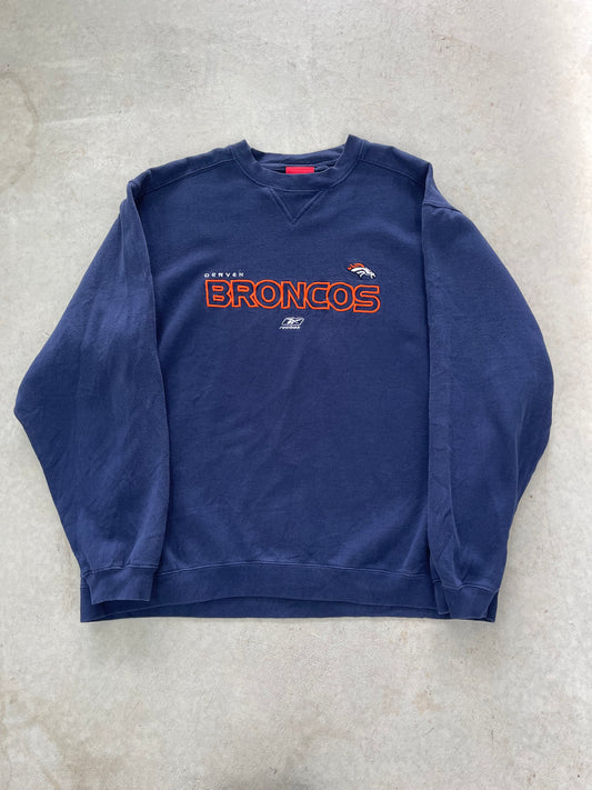 Vintage Reebok Denver Broncos Crewneck (XL)