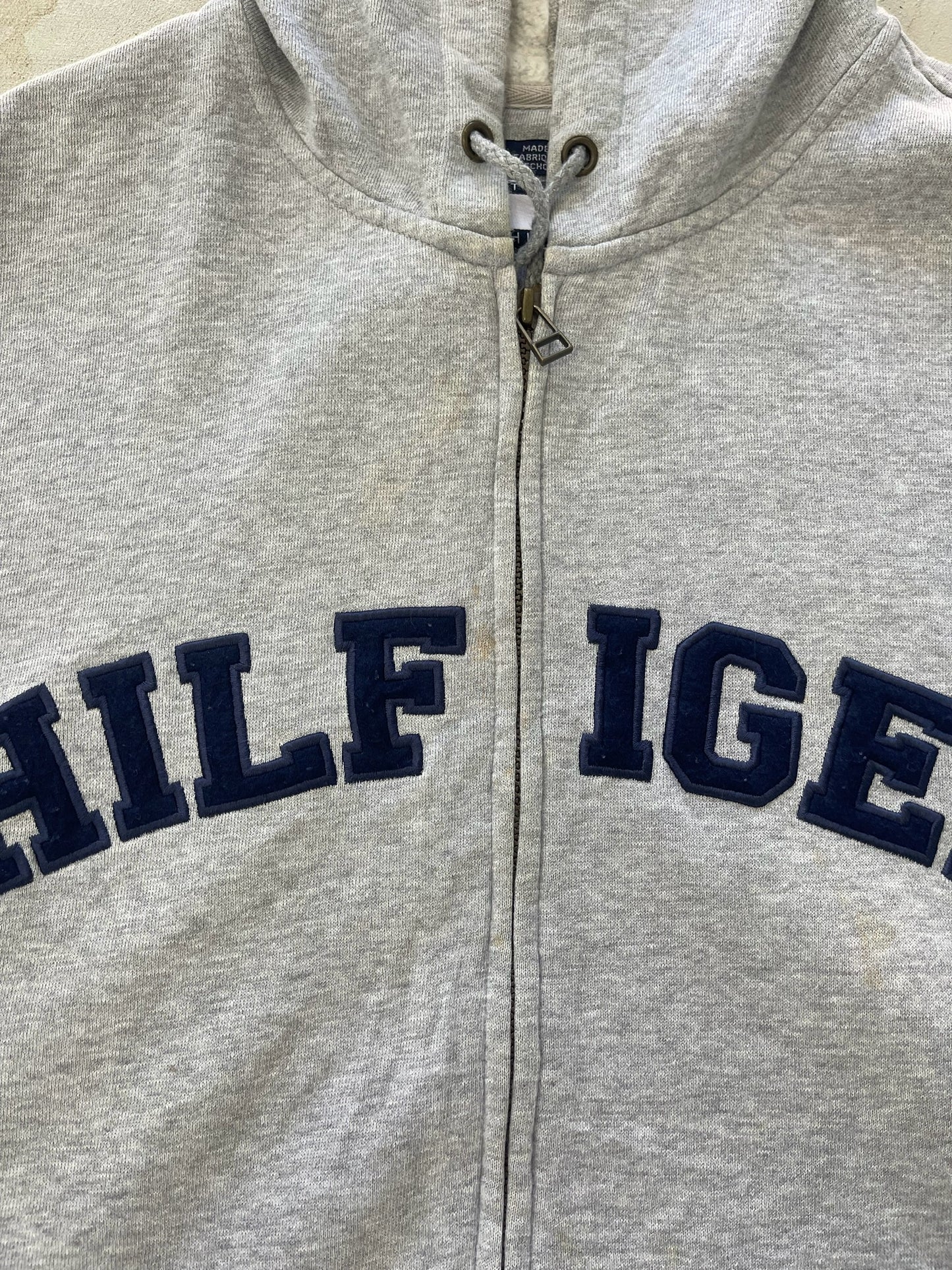 Vintage Tommy Hilfiger Full-Zip Hoodie (L)