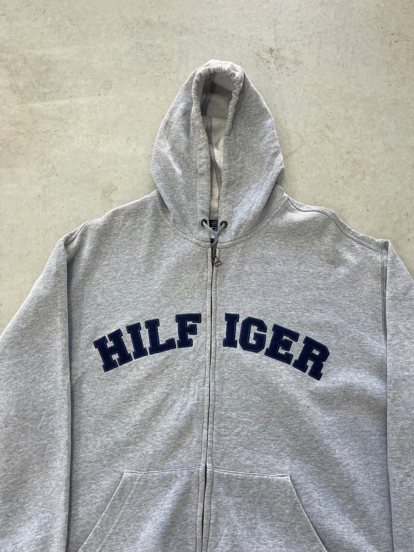 Vintage Tommy Hilfiger Full-Zip Hoodie (L)