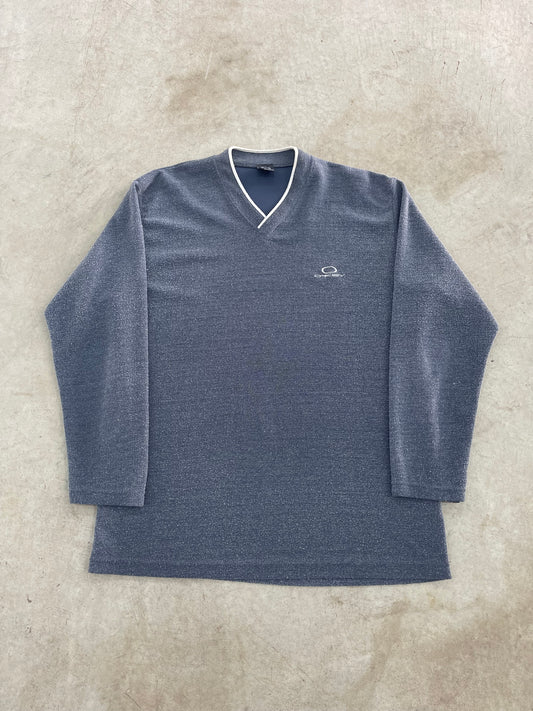 Vintage Oakley V Neck Lightweight Sweater (XL)