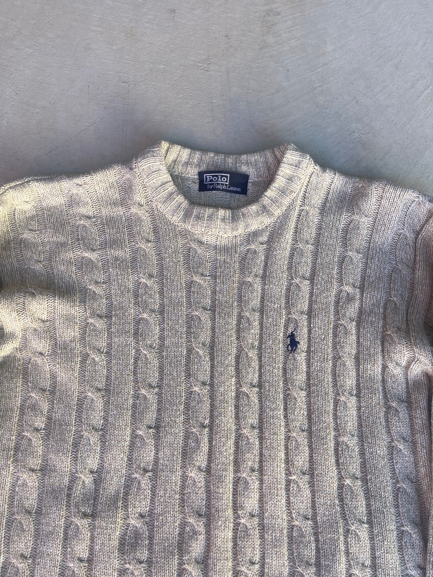 Vintage Polo Ralph Lauren Knitted Crewneck (M)