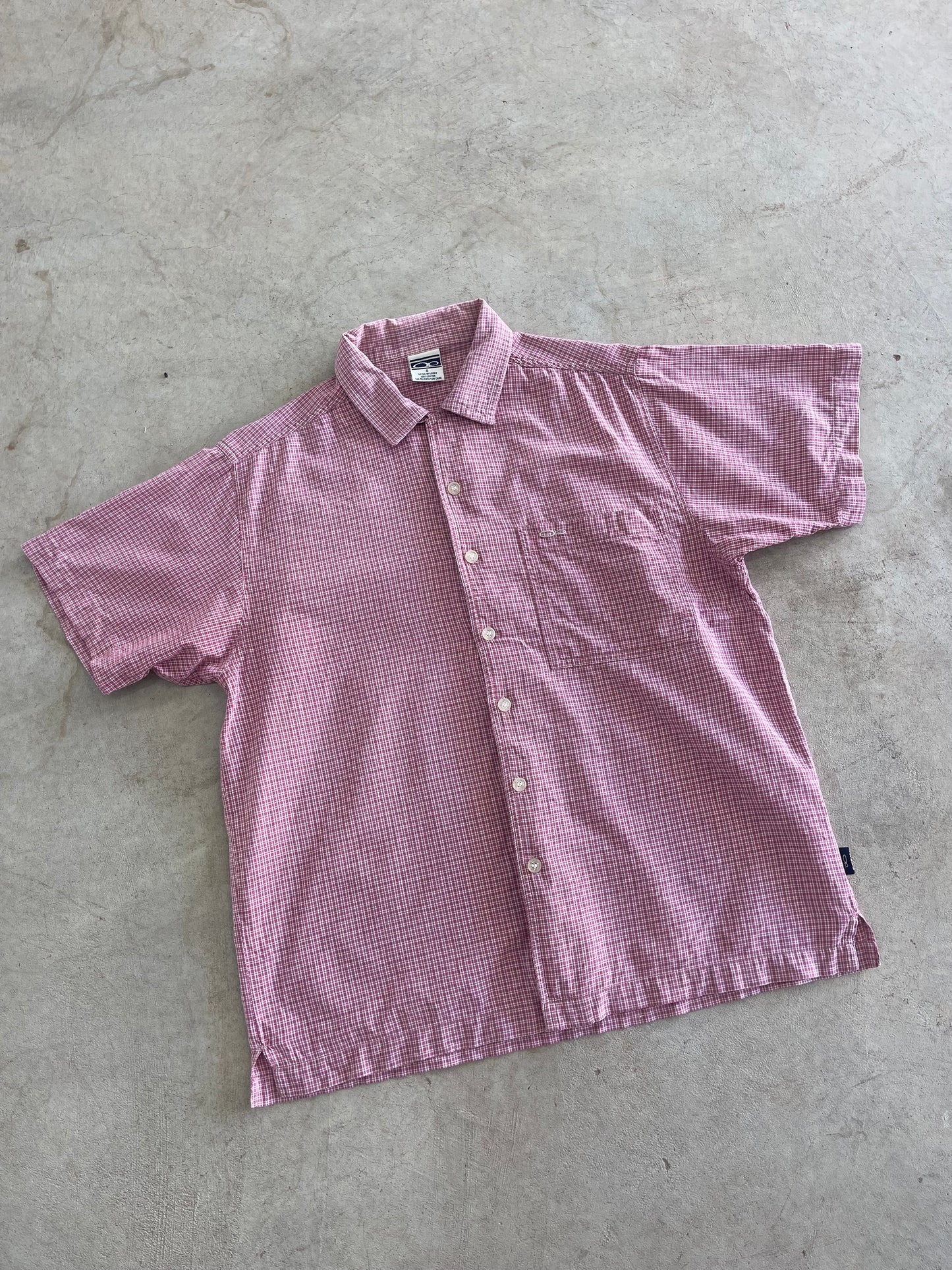 Vintage Ocean Pacific Short Sleeve Button Up Shirt (S)