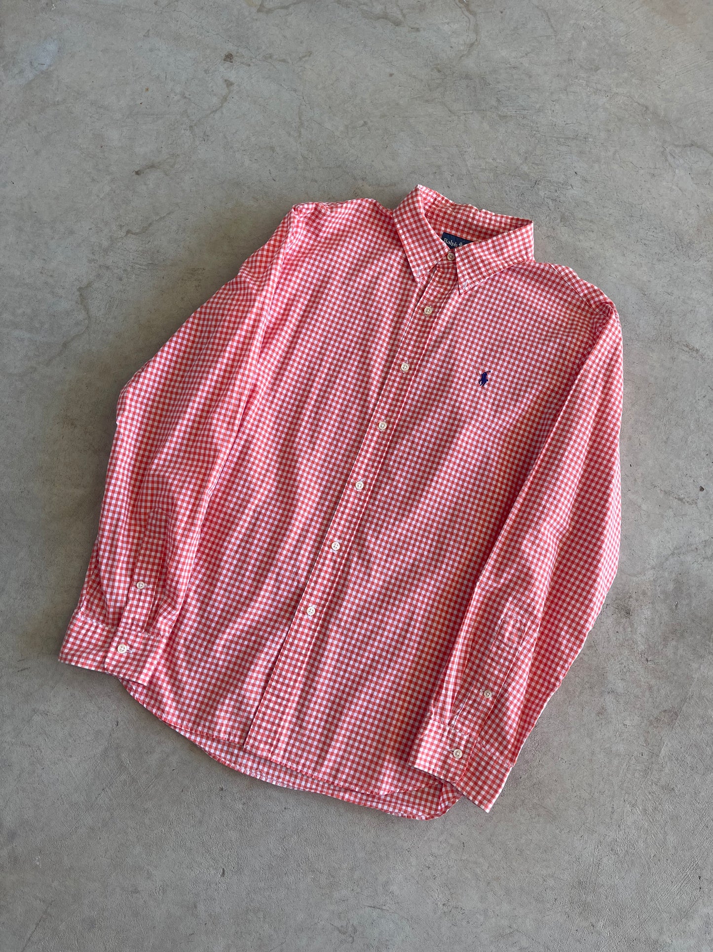 Vintage Polo Ralph Lauren Long Sleeve Button Up Shirt (XL)