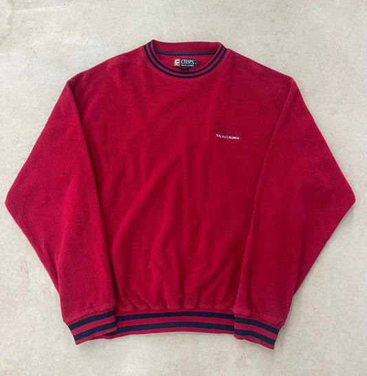 Vintage Chaps Ralph Lauren Fleece Crewneck (L/XL)