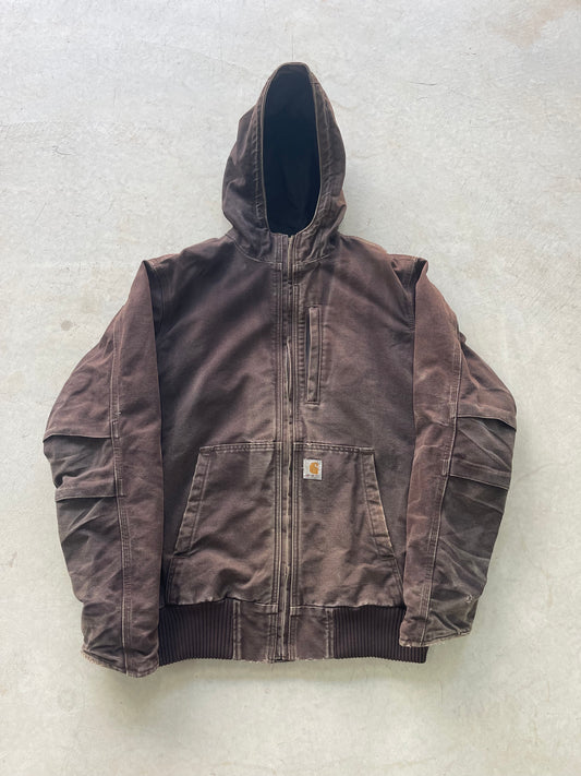 Vintage Carhartt Hooded Jacket (L/XL)