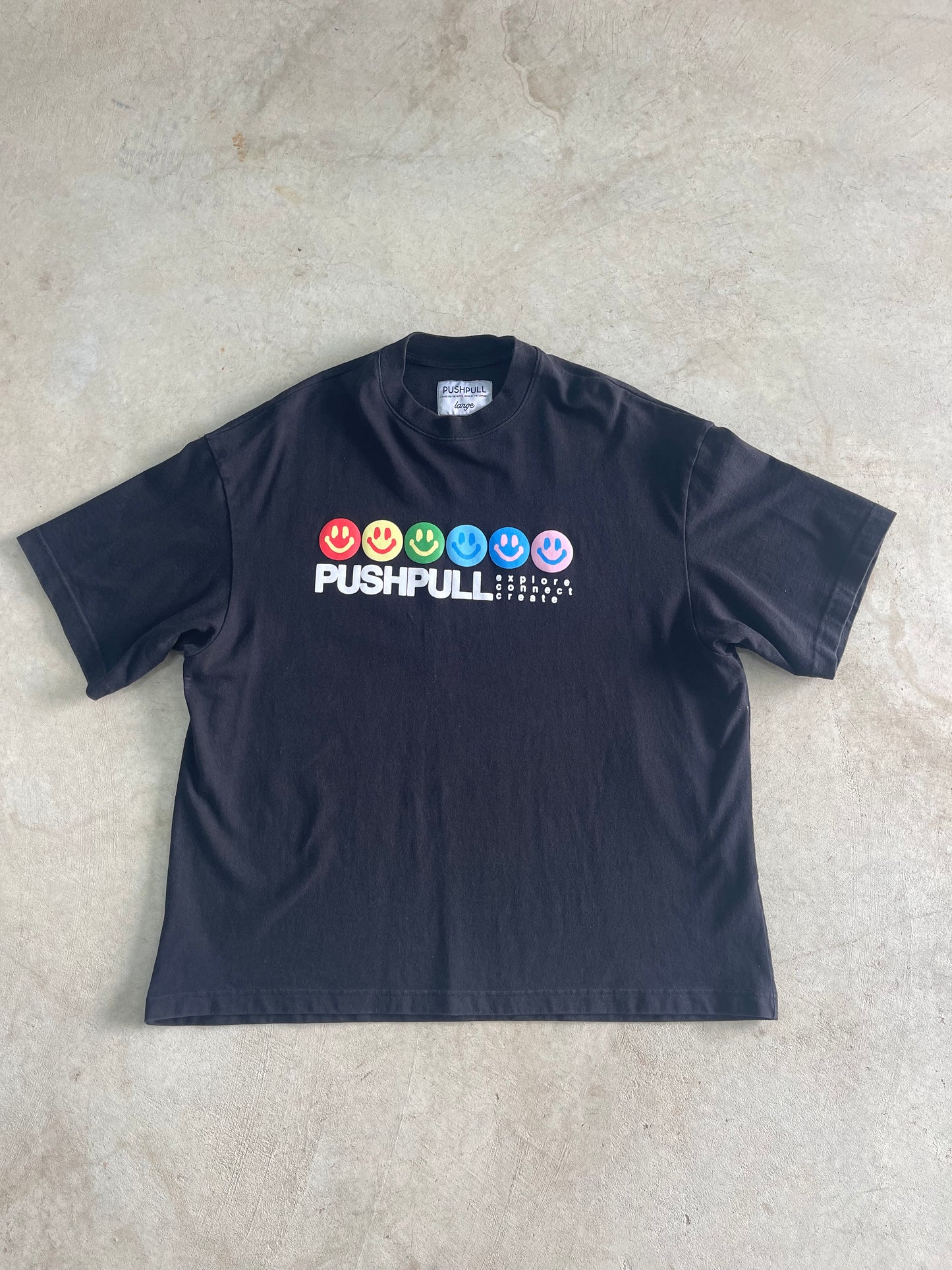Push Pull Smiley Tee (L)