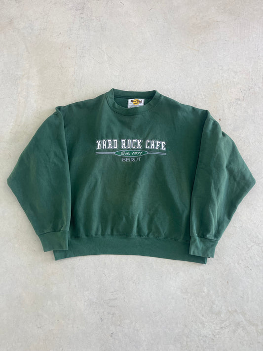 Vintage Hard Rock Cafe Embroidered Crewneck (S)