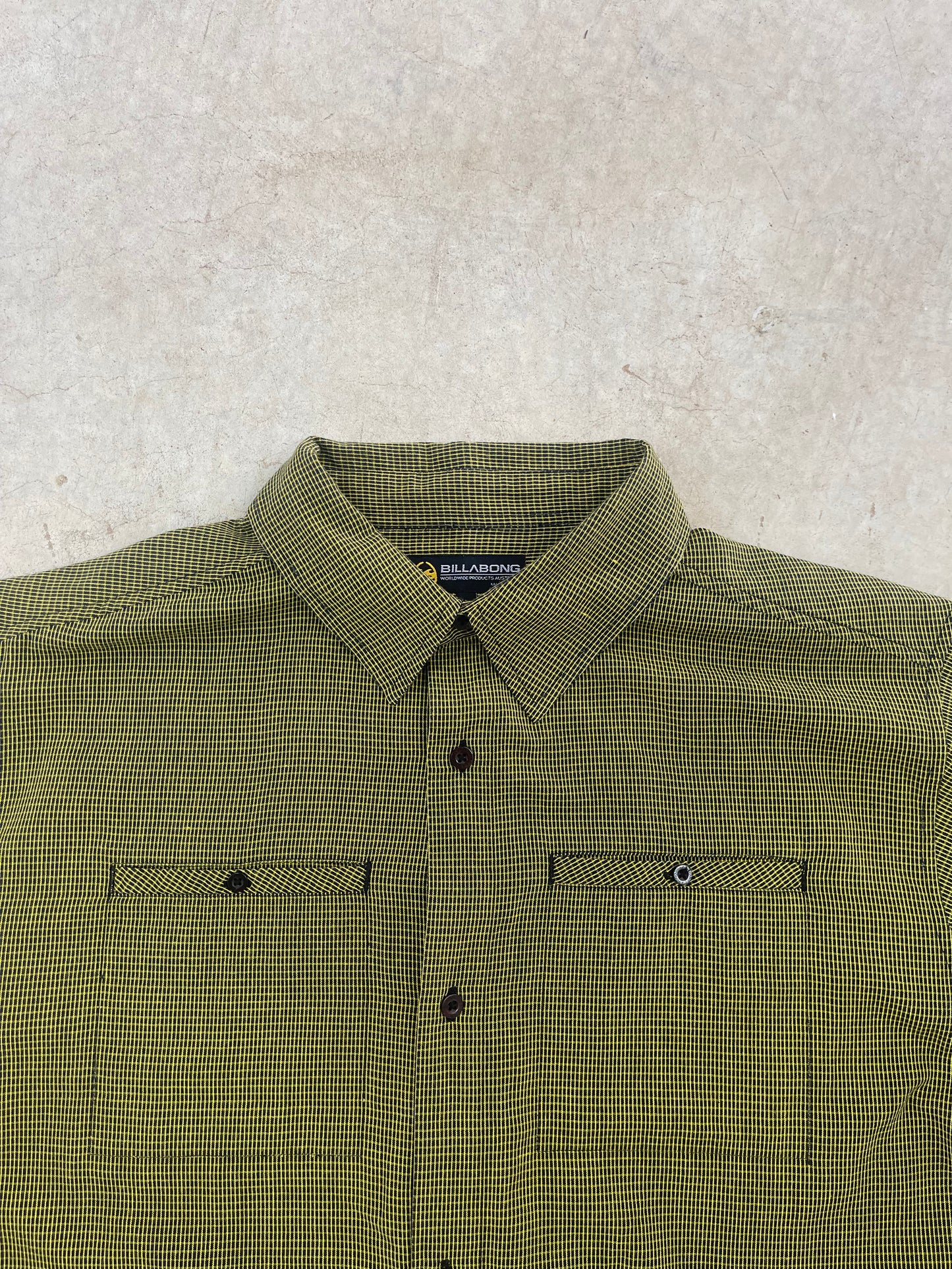 Y2K Billabong Short Sleeve Button Up (L)